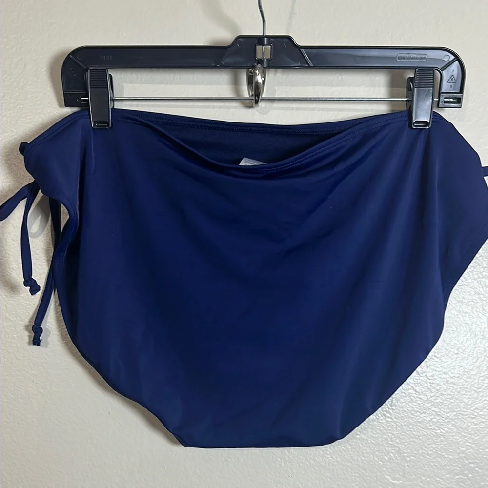 NEW‎ Peyton & Parker Navy Bikini Bottom with Side Ties